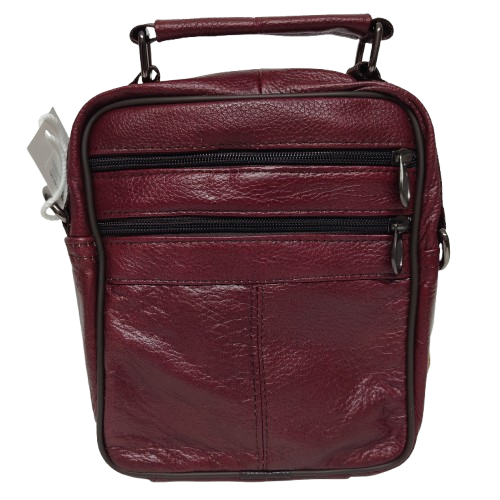 Borseta barbati din piele naturală 1957 culoare bordo