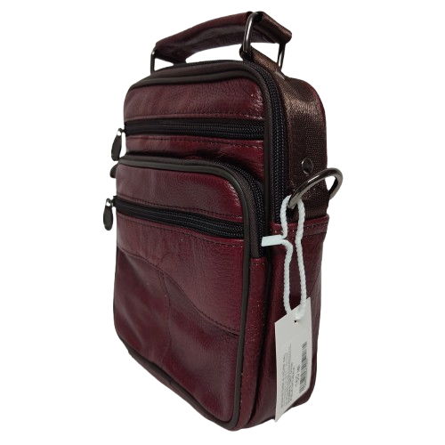 Borseta barbati din piele naturală 1957 culoare bordo