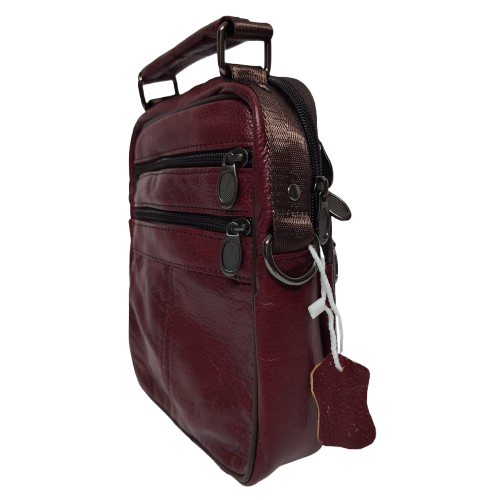 Borseta barbati din piele naturală 1957 culoare bordo