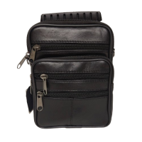 Borseta barbati din piele naturală 23-9003 culoare negru