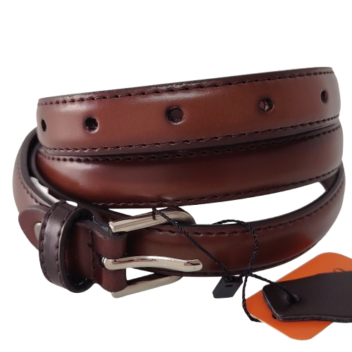 Curea damă din piele naturală CVV80014, culoare maro