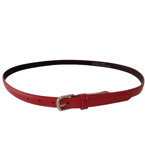 Curea damă din piele naturală CVV80014, culoare rosu Curea damă din piele naturală CVV80014, culoare rosu