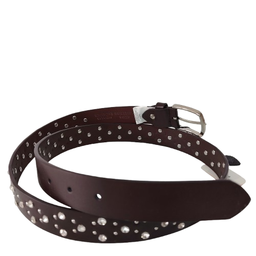 Curea damă din piele naturală CVV80208, culoare maro