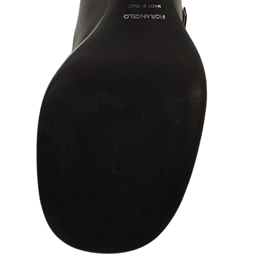 Pantofi dama din piele naturală lacuita nappa, culoare negru