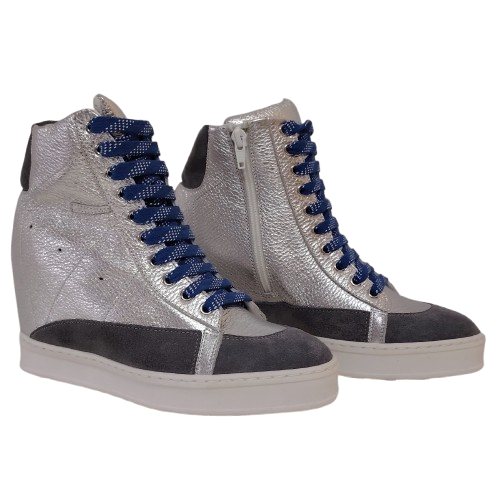 Sneakers dama FIORANGELO - F6601 din piele naturala, culoare gri