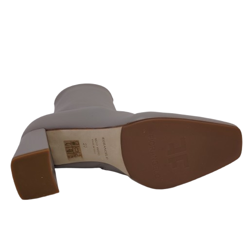 Botine dama FIORANGELO - F5053 din piele naturala elastică nappa, culoare gri