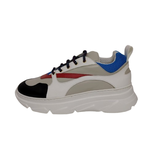 Sneakers dama FIORANGELO - F1537 din piele naturala nappa, culoare multicolor