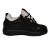 Sneakers dama FIORANGELO - F7401 din piele naturala nappa si velur, culoare negru