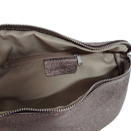 Geantă damă din piele naturală 7001, culoare bronz Geantă damă din piele naturală 7001, culoare bronz