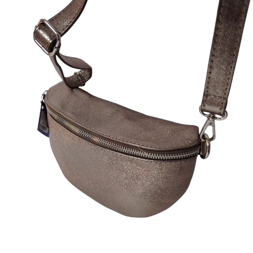 Geantă damă din piele naturală 7001, culoare bronz Geantă damă din piele naturală 7001, culoare bronz