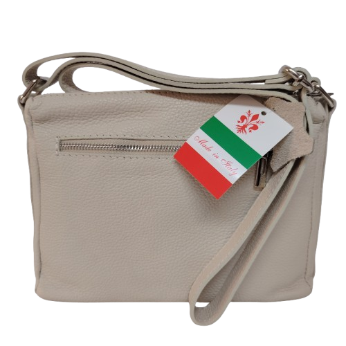 Geantă damă din piele naturală 5542, culoare beige