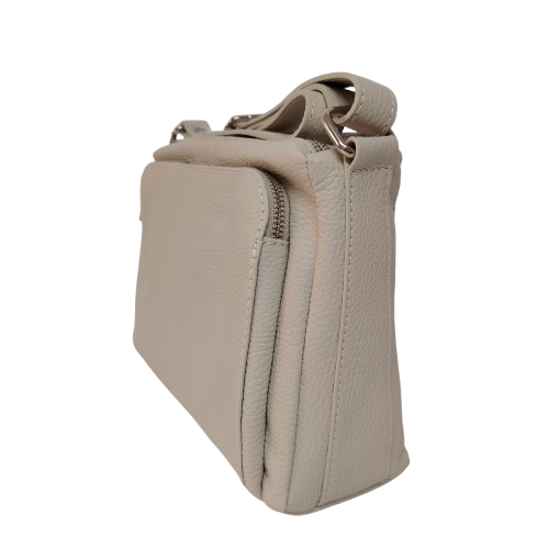 Geantă damă din piele naturală 5542, culoare beige