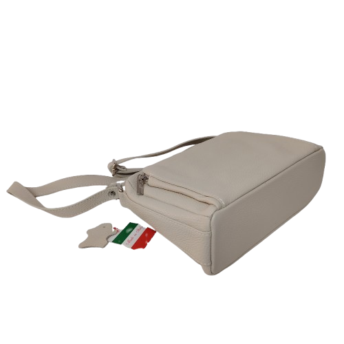 Geantă damă din piele naturală 5542, culoare beige