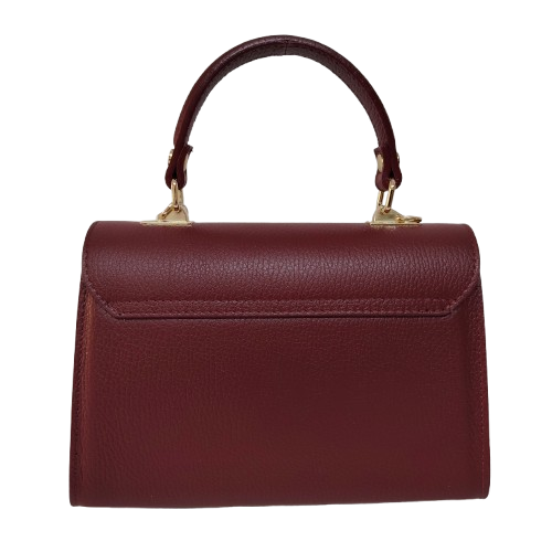 Geantă damă din piele naturală 6599, culoare bordo