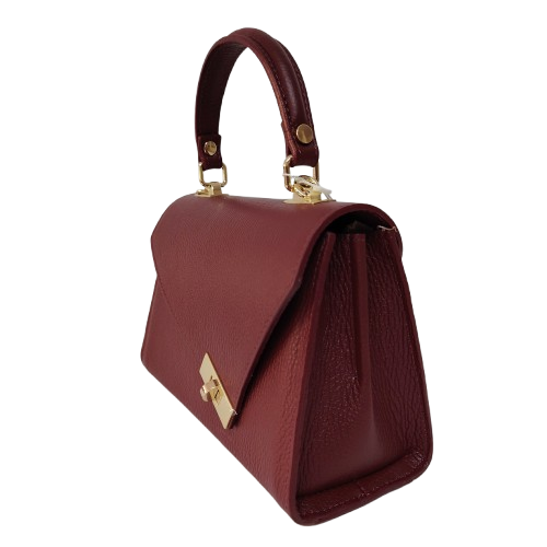 Geantă damă din piele naturală 6599, culoare bordo