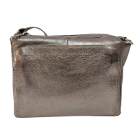 Geantă damă din piele naturală 5542, culoare bronz