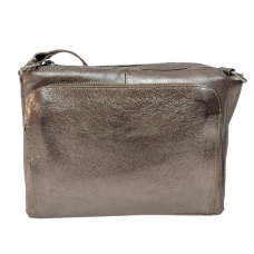 Geantă damă din piele naturală 5542, culoare bronz