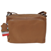 Geantă damă din piele naturală 5542, culoare camel