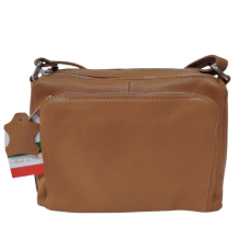 Geantă damă din piele naturală 5542, culoare camel
