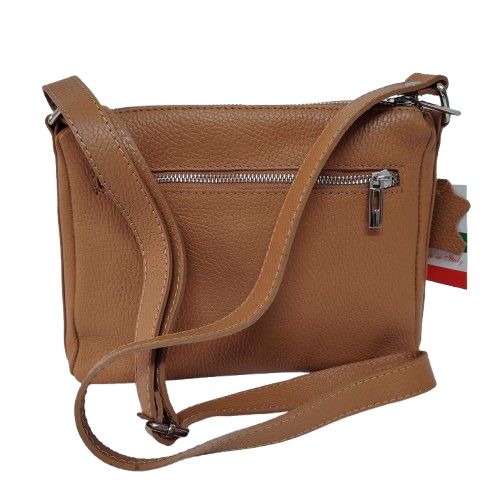 Geantă damă din piele naturală 5542, culoare camel