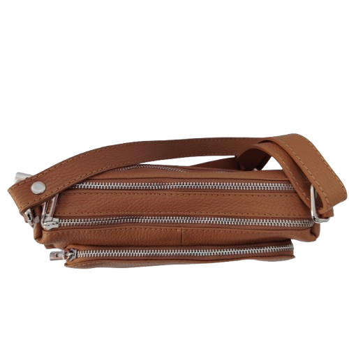 Geantă damă din piele naturală 5542, culoare camel