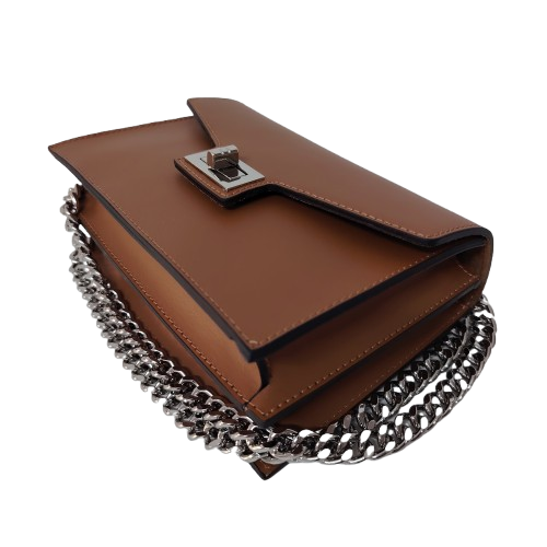 Geantă damă din piele naturală 6459, culoare cognac Geantă damă din piele naturală 6459, culoare cognac