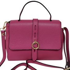 Geantă damă din piele naturală 5606, culoare fuxia