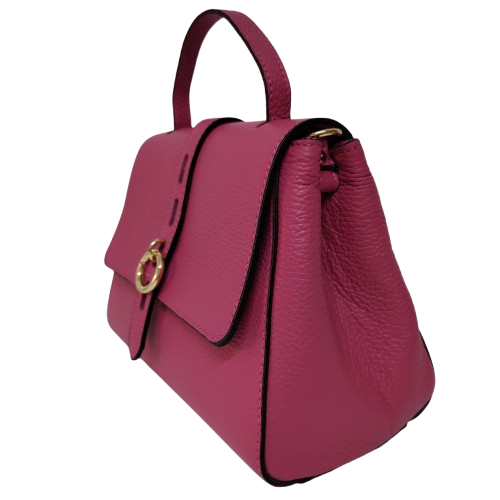 Geantă damă din piele naturală 5606, culoare fuxia