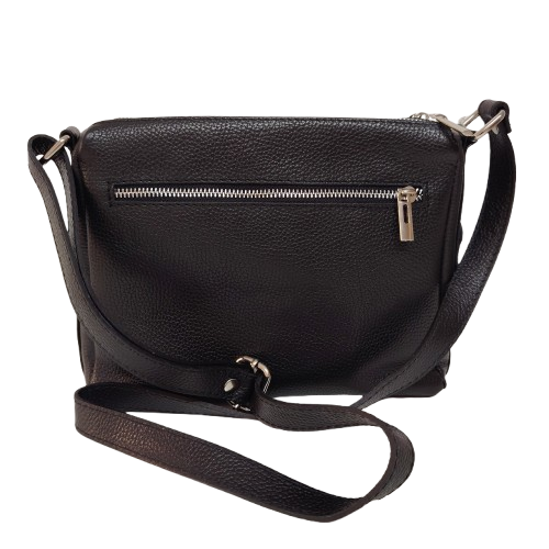 Geantă damă din piele naturală 5542, culoare negru