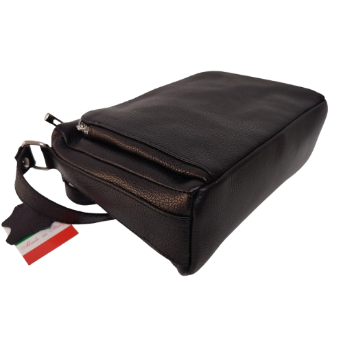 Geantă damă din piele naturală 5542, culoare negru