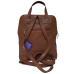 Rucsac damă din piele naturală 6226, culoare cognac