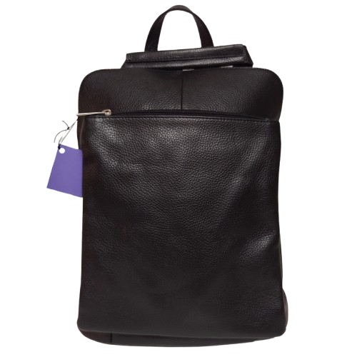 Rucsac damă din piele naturală 5220, culoare negru