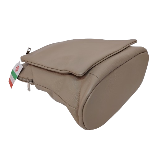 Rucsac damă din piele naturală 5220, culoare taupe