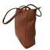 Shopper damă din piele naturală 52822, culoare cognac Shopper damă din piele naturală 52822, culoare cognac