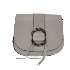 Geantă damă din piele naturală 39783-38, culoare bej