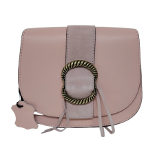Geantă damă din piele naturală 39783-38, culoare nude-roz