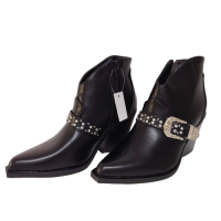 Ciocate dama A9611 din piele ecologica, culoare negru