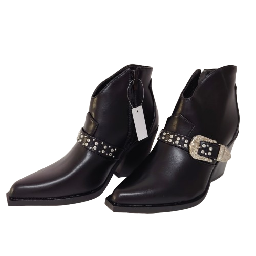 Ciocate dama A9611 din piele ecologica, culoare negru