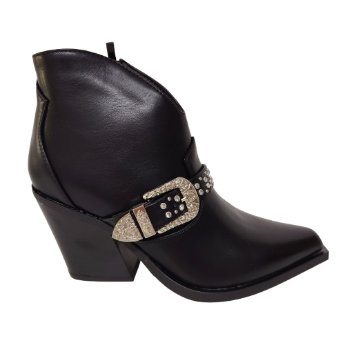 Ciocate dama A9611 din piele ecologica, culoare negru