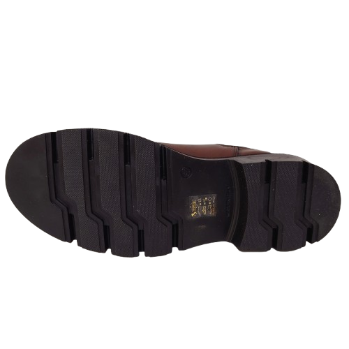 Ghete dama din piele naturala, culoare maro