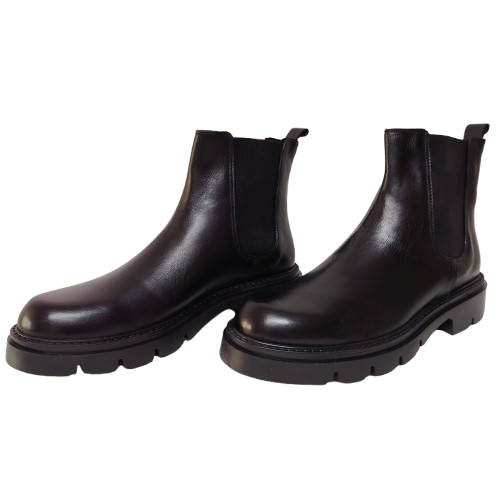 Ghete dama din piele naturala, culoare negru