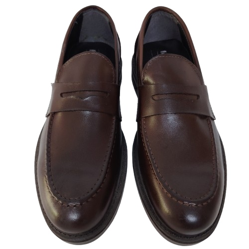 Pantofi barbati din piele naturală, culoare maro