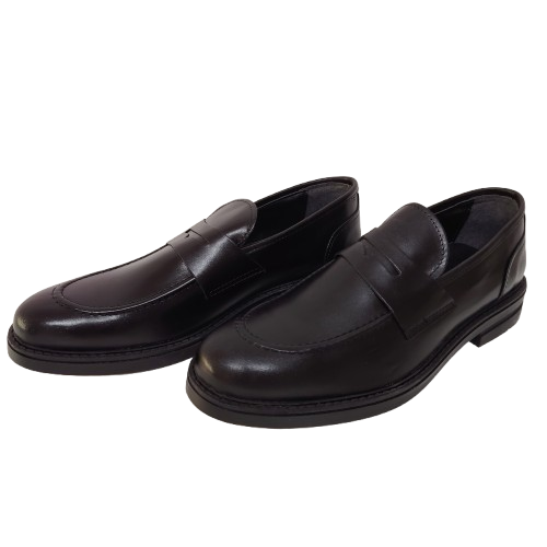 Pantofi barbati din piele naturală, culoare negru