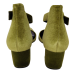 Pantofi dama X8316 din catifea culoare verde
