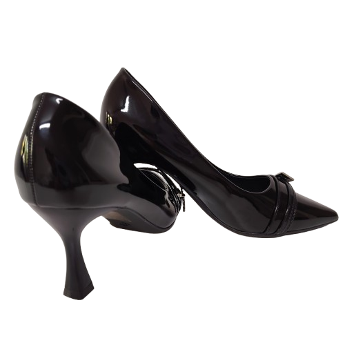 Pantofi dama HF-30 din piele ecologica culoare negru