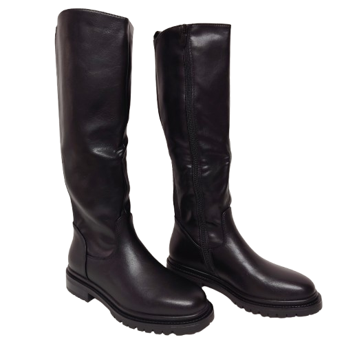 Cizme dama GA-038 din piele ecologica, culoare negru