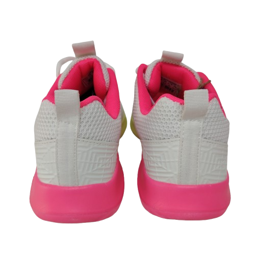 Sneakers dama 250556-WHITE/PEACH din material textil , culoare alb