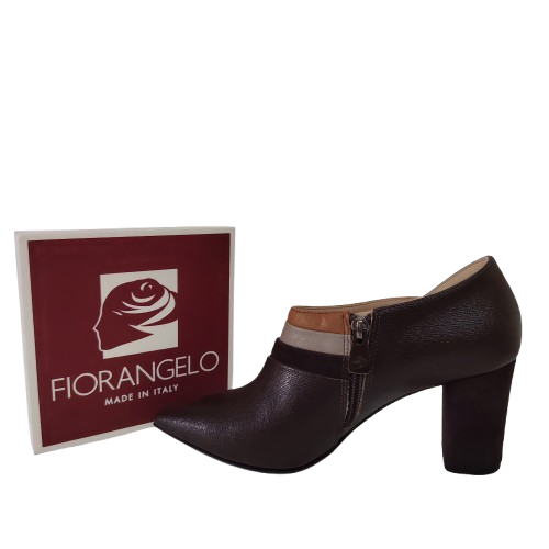 Pantofi dama din piele naturală, culoare maro