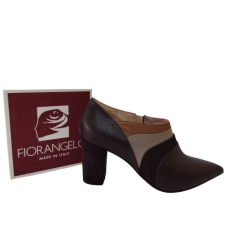 Pantofi dama din piele naturală, culoare maro
