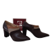 Pantofi dama din piele naturală, culoare maro